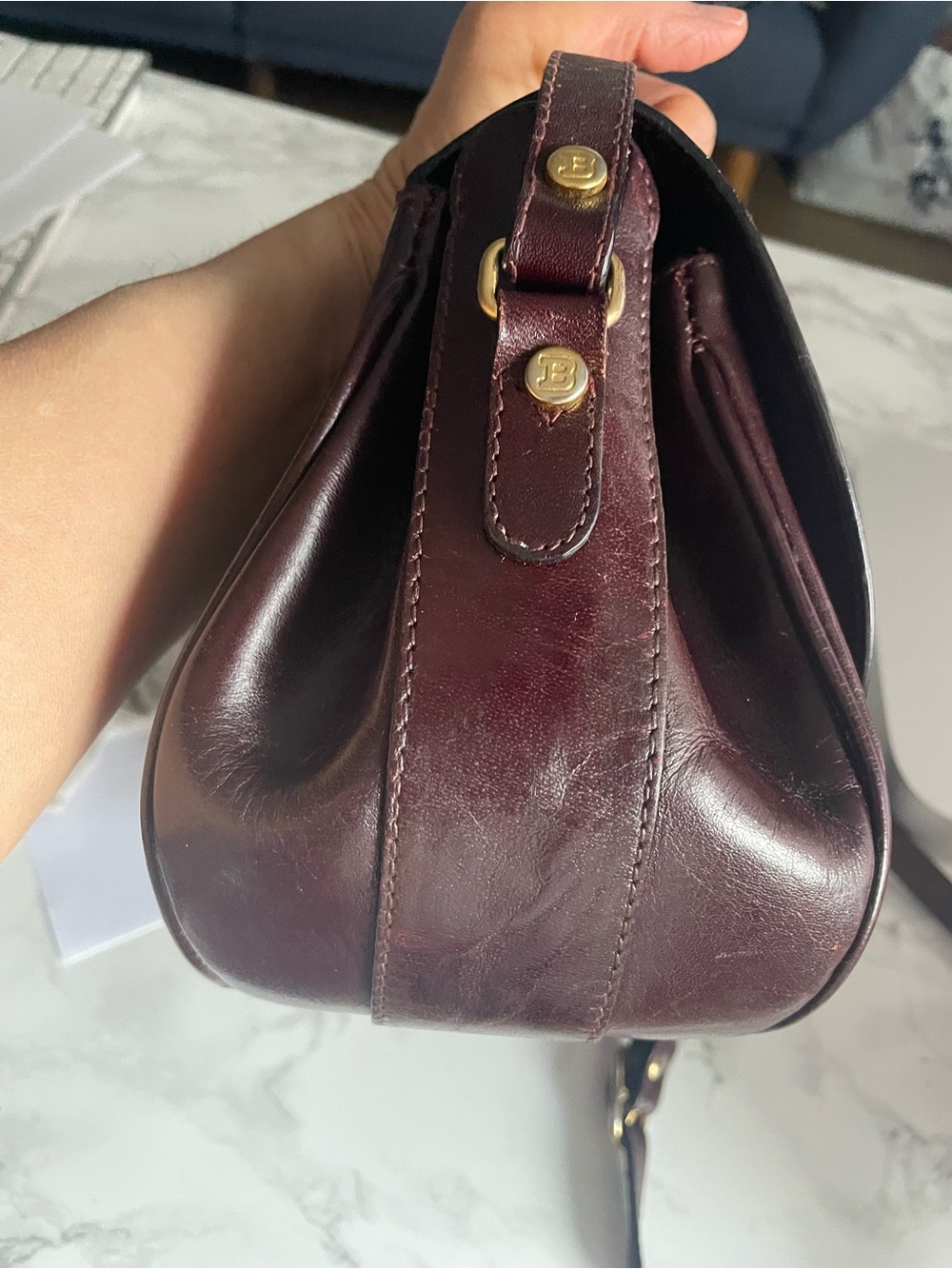 Bally Mahogany Crossbody - Picture 14 of 16